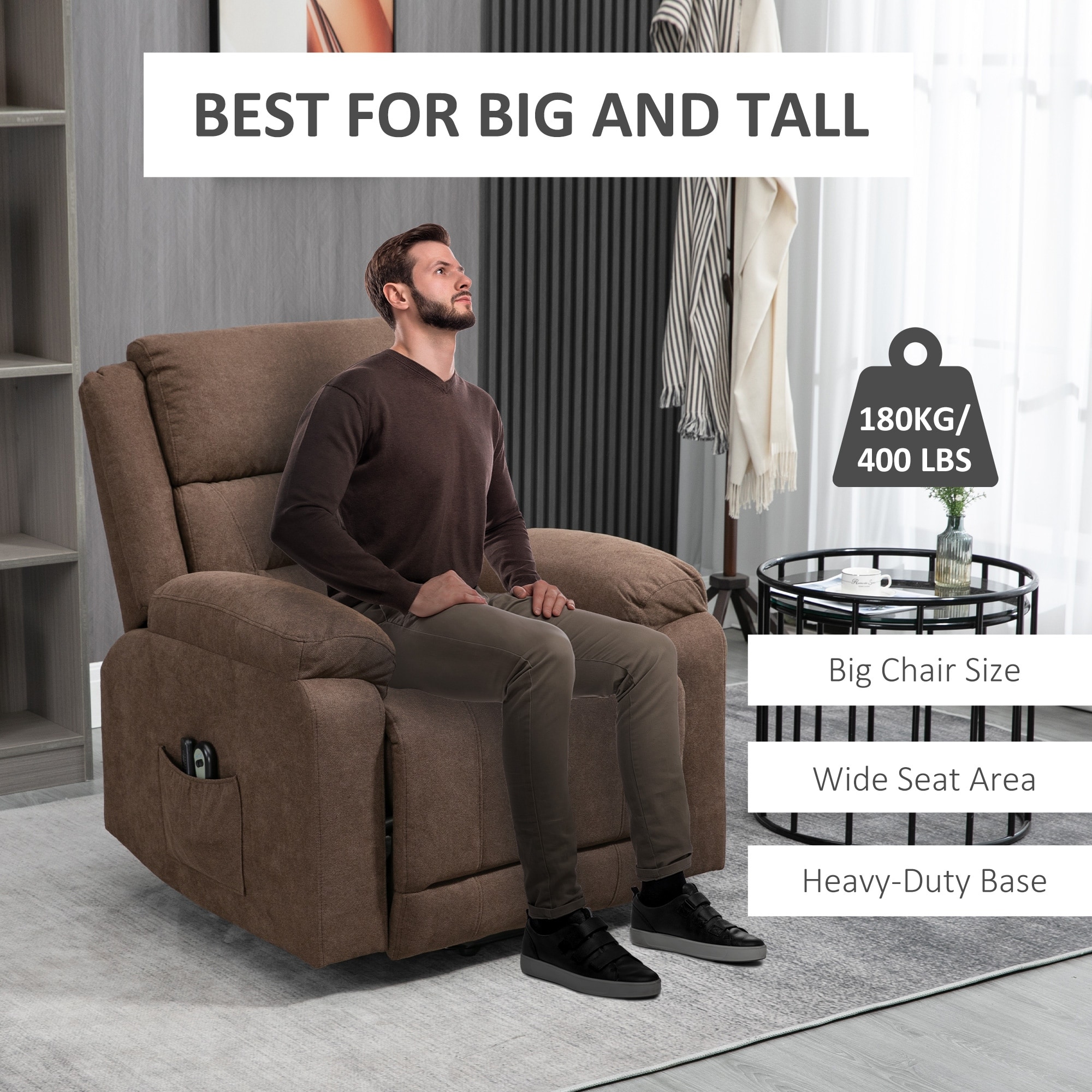 Power lift recliners sale for over 400 lbs