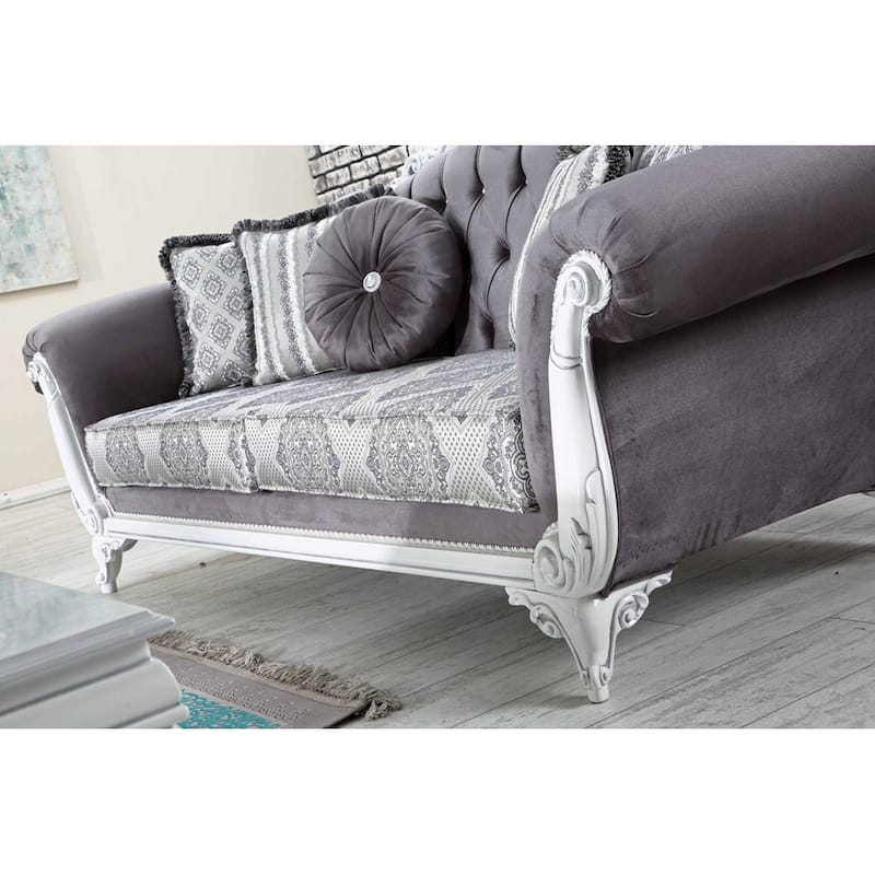 Zac 93" Rolled Arms Traditional Sofa