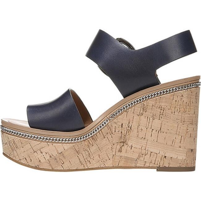 franco sarto navy wedge