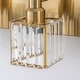 preview thumbnail 24 of 197, 2/3/4-Light Modern Bathroom Crystal Vanity Light Wall Sconces