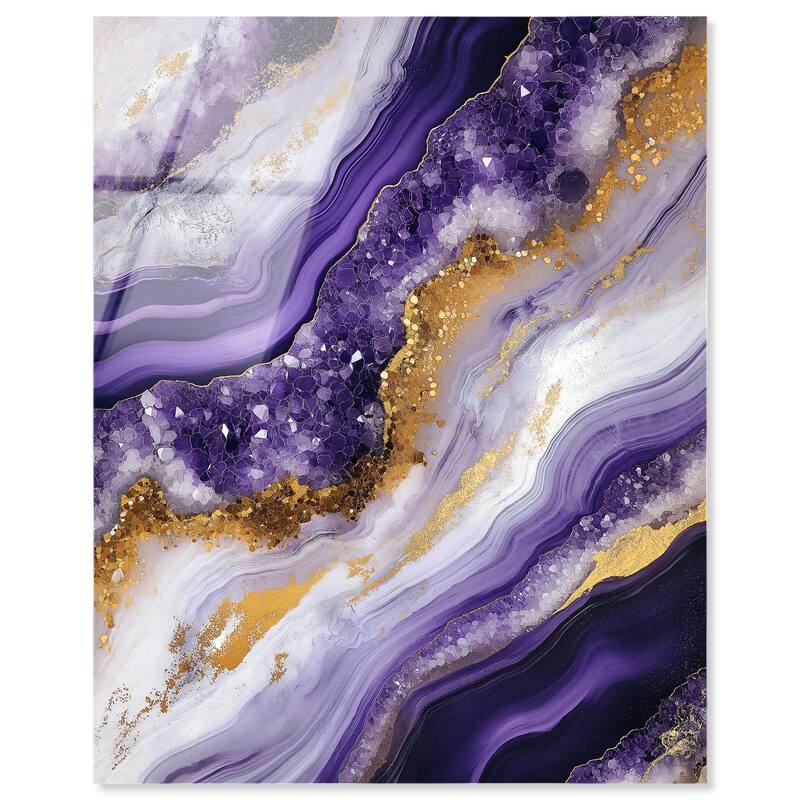 Gemstone Labyrinth I Acrylic by Art Remedy, Ready to Hang - 20" x 24"