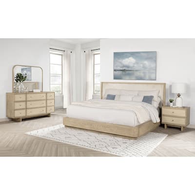 Kailani Bedroom Set Beige Oak