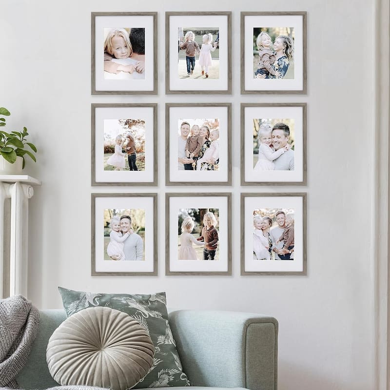 Sheffield Home 9 Piece Gallery Wall Frame Set,