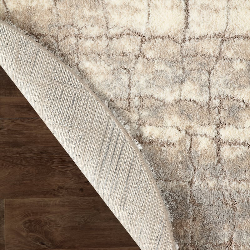 Nourison Luxurious Shag Ultra Plush Glam Abstract Area Rug