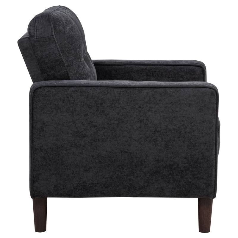 Bowen II Fabric Upholstered Track Arm Sofa Set