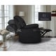 preview thumbnail 31 of 50, Modern 3-Piece Manual Reclining Living Room Sofa Set with Dropdown Table and Console