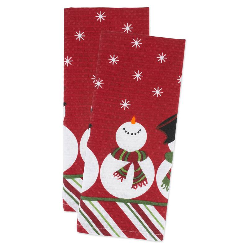 DII Assorted Christmas Printed Dishtowel
