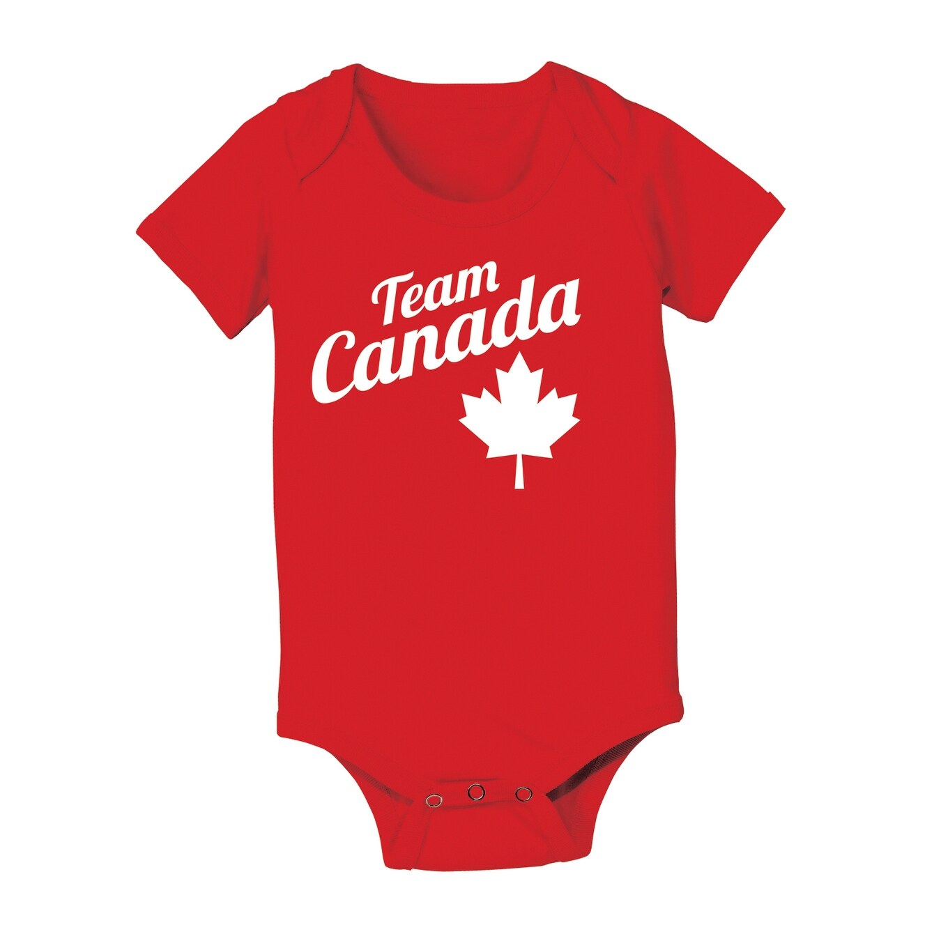 Shop Team Canada Maple Leaf Canadian Pride Eh Baby One Piece