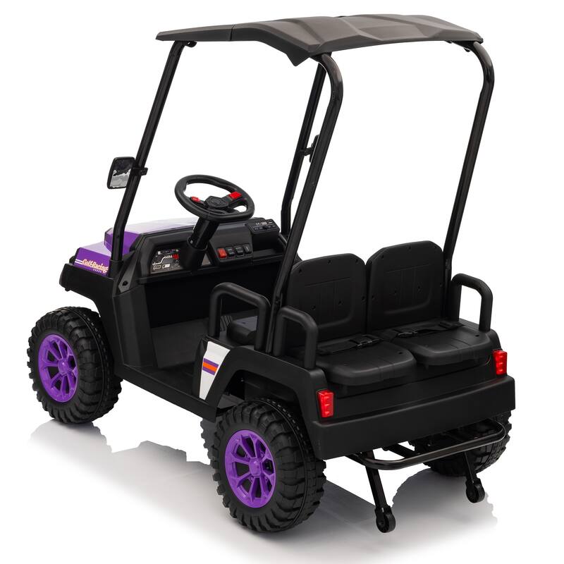 24V Xl Kids Electric Ride-On Truck W/Rc - Spacious 20in Wide Seat, Removable Sunshade, Dual-Motor Drive,Recommended Age: 3-8