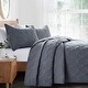 preview thumbnail 42 of 65, 3-Piece Reversible Ultra Lighweight Coverlet Premium Microfiber Quilt Set