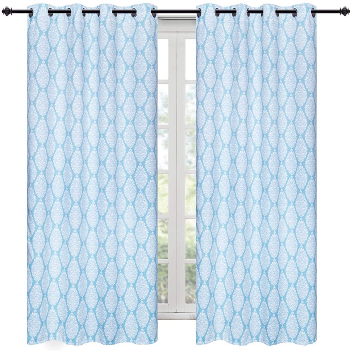 Pro Space Blackout Curtains Thermal Insulated Light Blocking Grommets ...