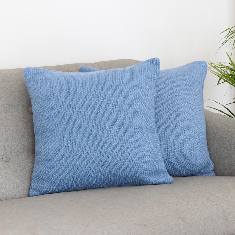 Novica Handmade Sky Serenade Cotton Cushion Covers (Pair)