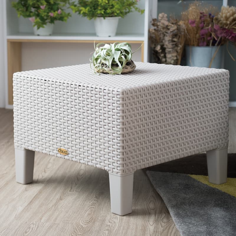 Magnolia Resin All-Weather Side Table