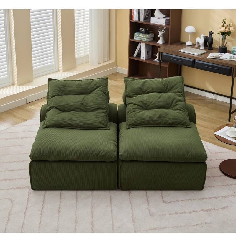 Versatile Modular Sofa with DIY Options and Comfort Features for Any Living Space