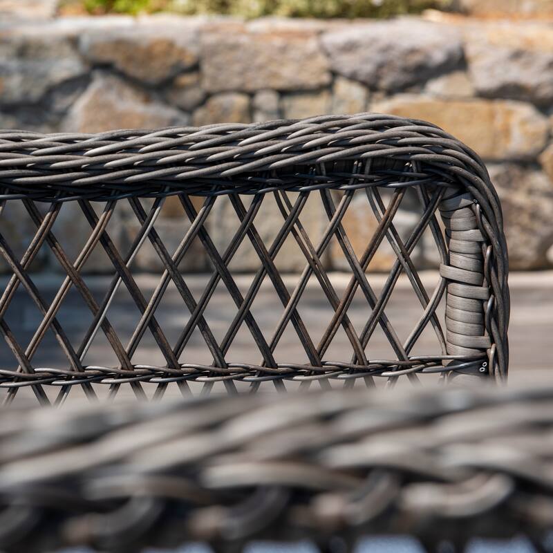Corvus Vasconia Outdoor 4-piece Brown Wicker Sofa Set