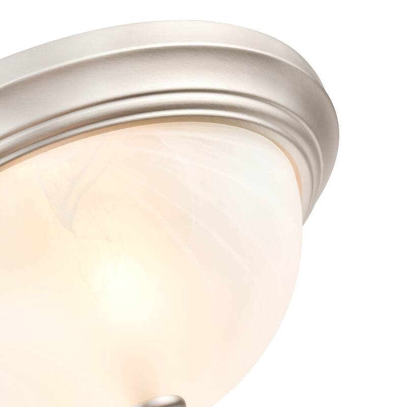 Millennium Lighting Metal 2 Light Flush Mount Ceiling Fixture in Multiple Finishes - N/A