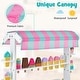 preview thumbnail 4 of 4, Kid's Ice Cream Cart Food Trunk Play Set w/ Display Rack Accessories