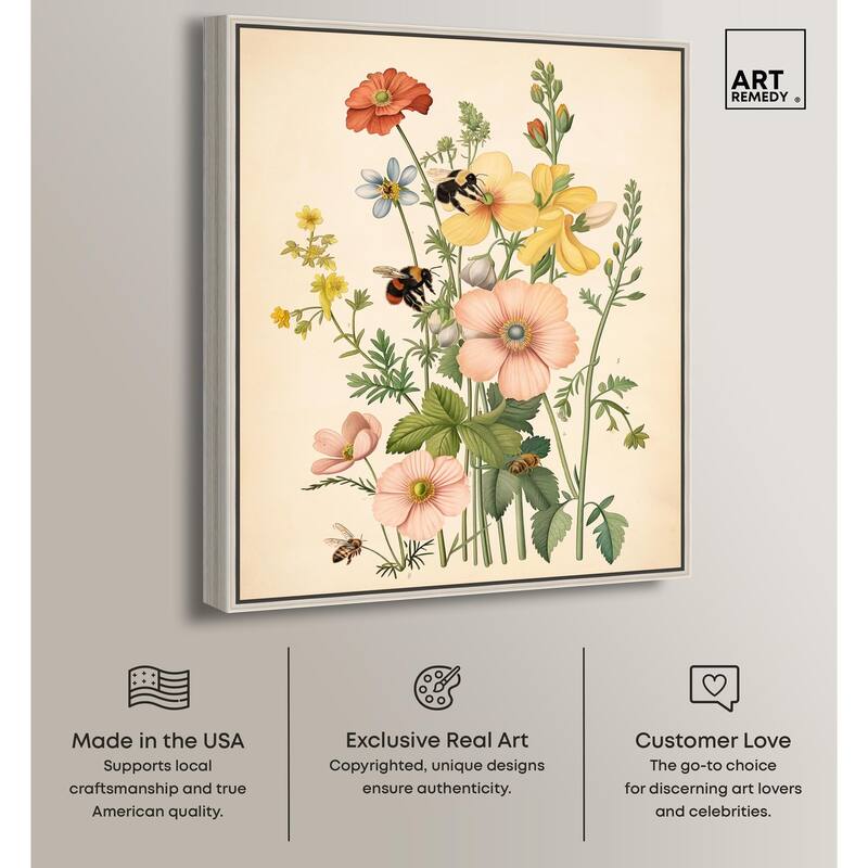 Pollinator Portrait I Canvas by Art Remedy