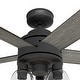 preview thumbnail 14 of 18, Hunter 52" Lochemeade Ceiling Fan with LED Light Kit and Handheld Remote - Modern, Contemporary - Exclusive SureSpeed!