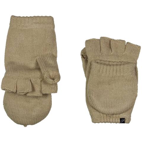 Plush Womens Winter Gloves Insulated Cold Weather - Tan - O/S
