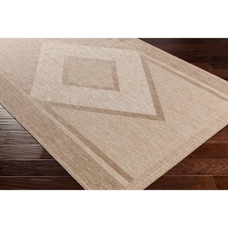 Livabliss Rakter Bold Diamond Indoor/ Outdoor Area Rug
