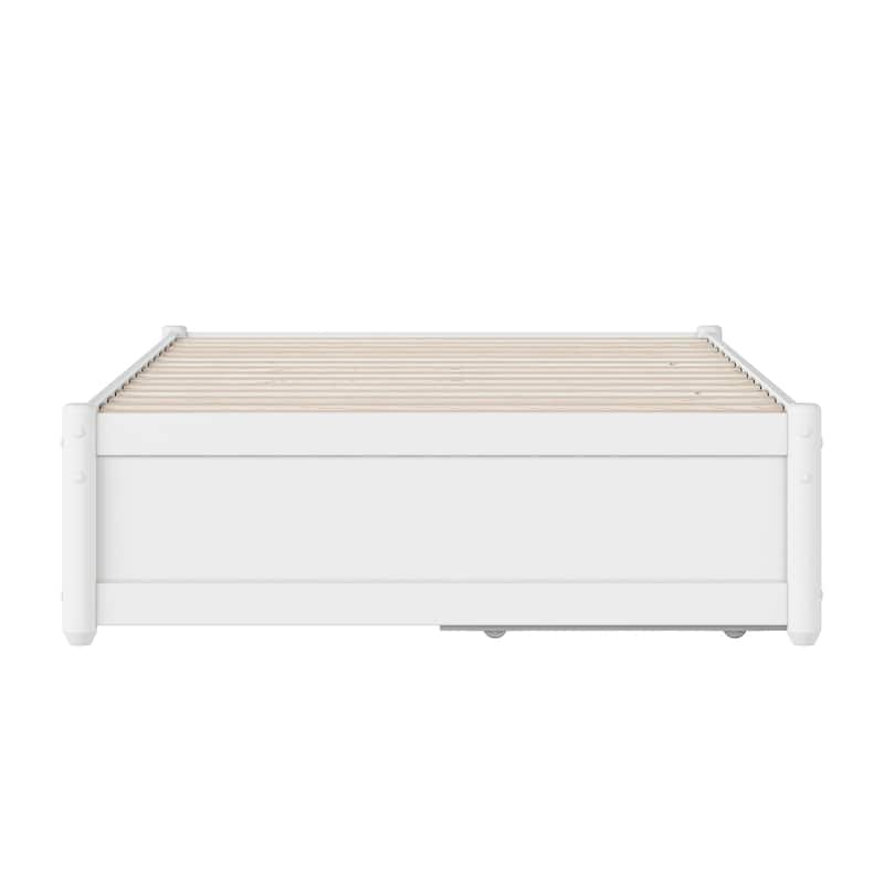 Barcelona Panel Platform Bed with Storage Drawers