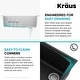 preview thumbnail 25 of 122, KRAUS Bellucci Workstation Undermount Granite Composite Kitchen Sink