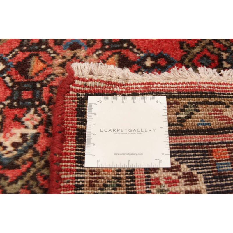 ECARPETGALLERY Hand-knotted Andelz Red Wool Rug - 3'9 x 9'6