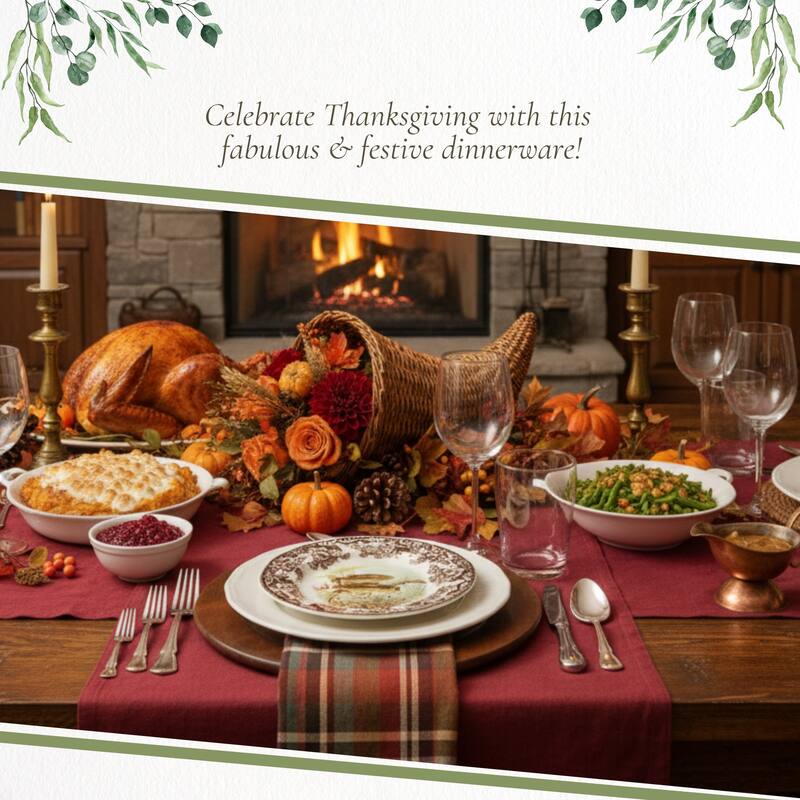 Spode Woodland Fish Motif Salad Plate