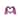 7.5"L METPK Ceramic Heart Hand（Metalic Pink）