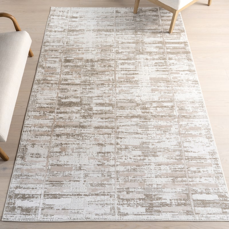 Nuloom Cambria Geometric Machine Washable Area Rug