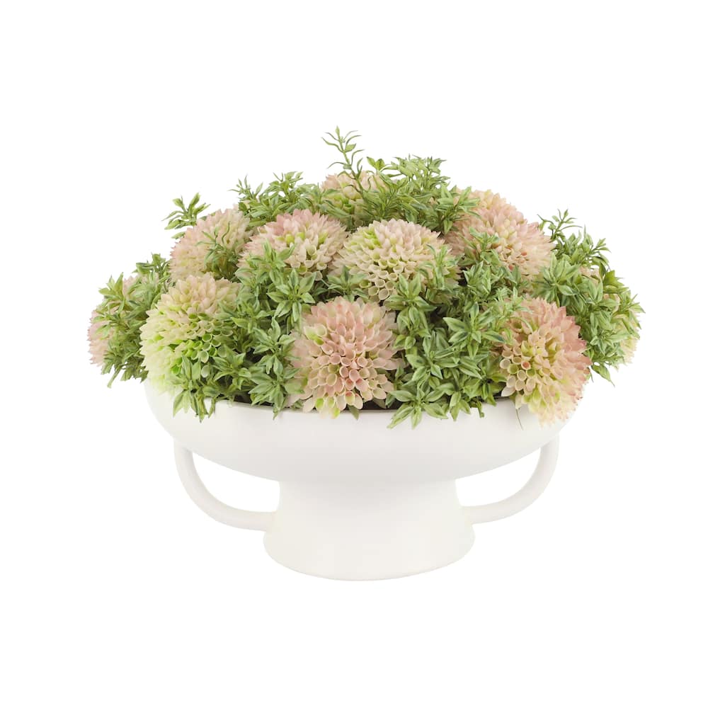 Dahlia Arrangement in Ceramic Pot - 15