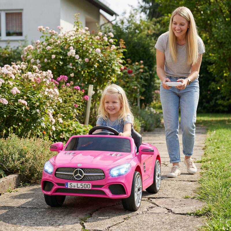 Gymax Licensed Mercedes-Benz SL R231 Kids Ride on Car 12V Electric