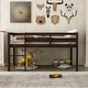 preview thumbnail 16 of 19, Maximized space Design Low Wood Loft Beds with Ladder and Guardrails, Solid Construction, Twin