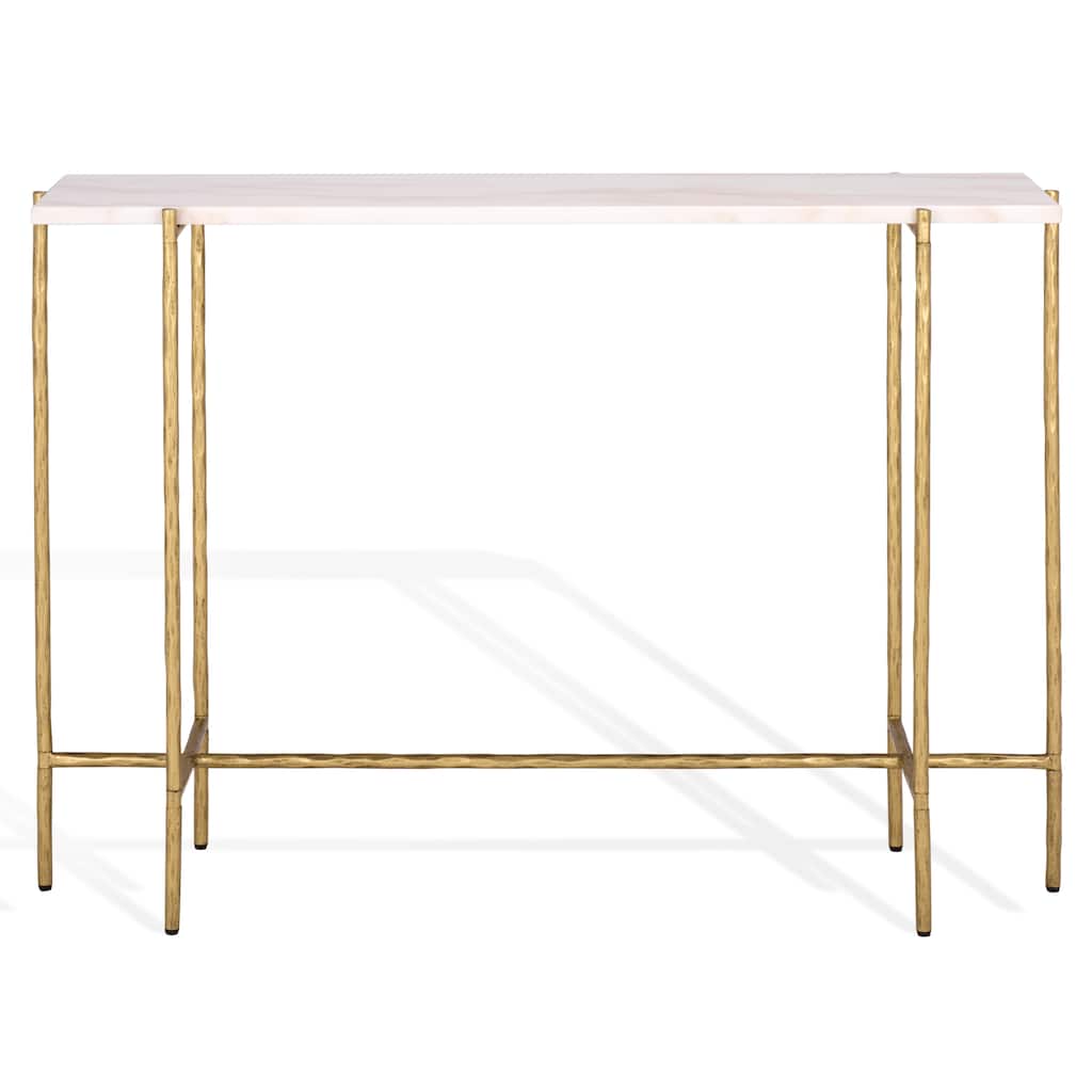 SAFAVIEH Couture Giorgi Marble Top Console Table - 42"W x 12"D x 30"H