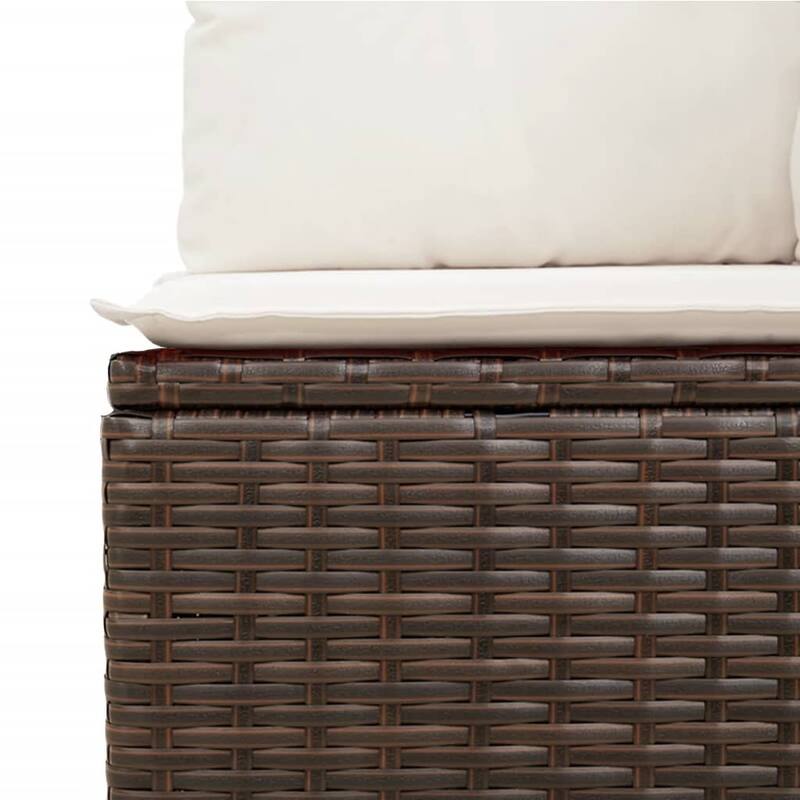 5-Piece Patio Sofa Set with Cushions