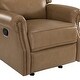 preview thumbnail 35 of 62, Ilario 32.67'' Wide Genuine Leather Manual Rocker Recliner, Set of 2