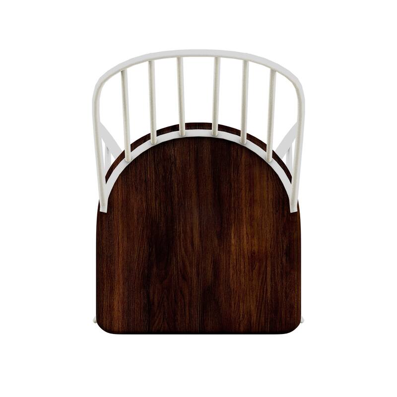 Belita Two-Tone Metal and Wood Spindle Back Dining Chairs (Set of 4) by iNSPIRE Q Modern