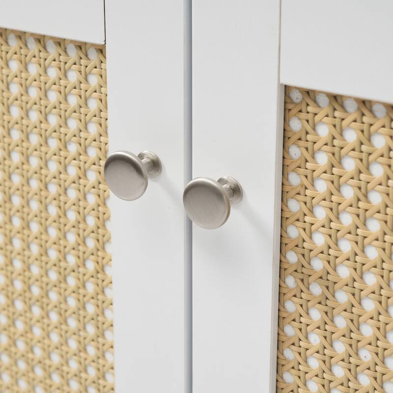 Freestanding Double Sink Bathroom Storage Cabinet, 60 Inch Bathroom Vanity with SMC Sink