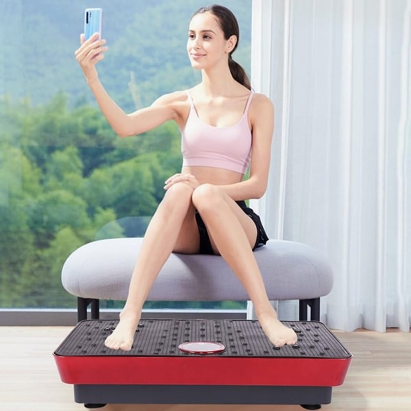Body Vibration Machine Plate Platform Massager Music Fitness Slim - Bed Bath  & Beyond