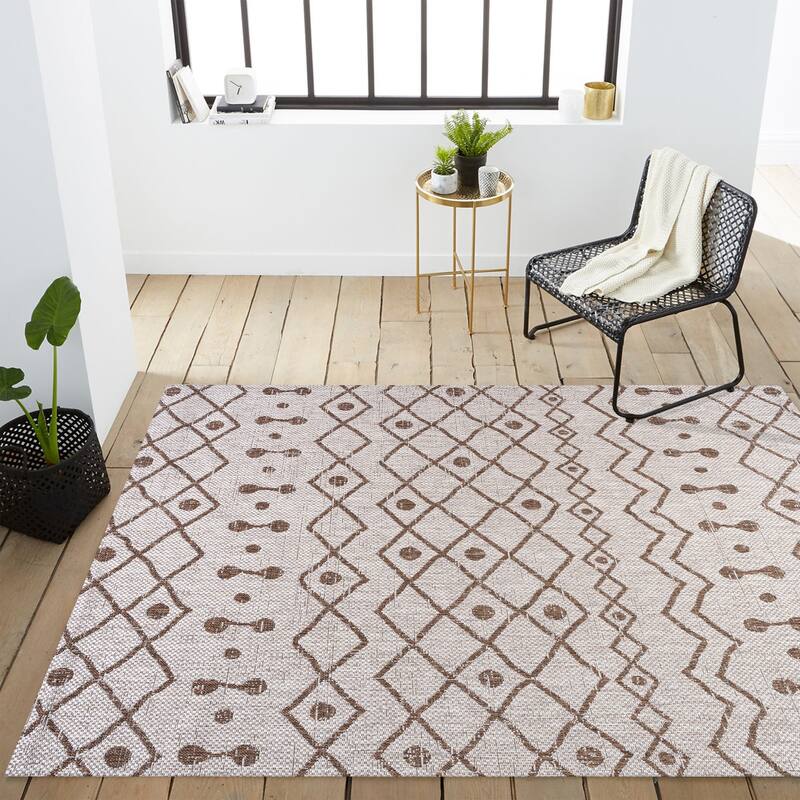JONATHAN Y Tokay Tribal Bohemian Indoor/Outdoor Area Rug