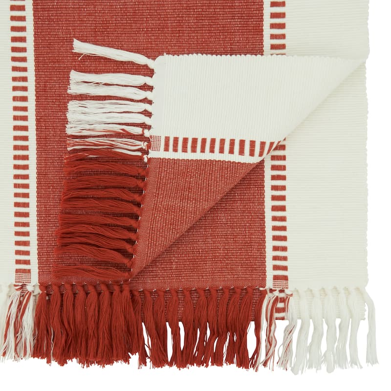 Long Table Runner With Striped Design - 16"x72"