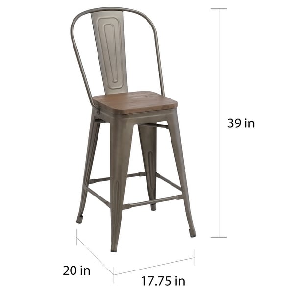 rustic high chair