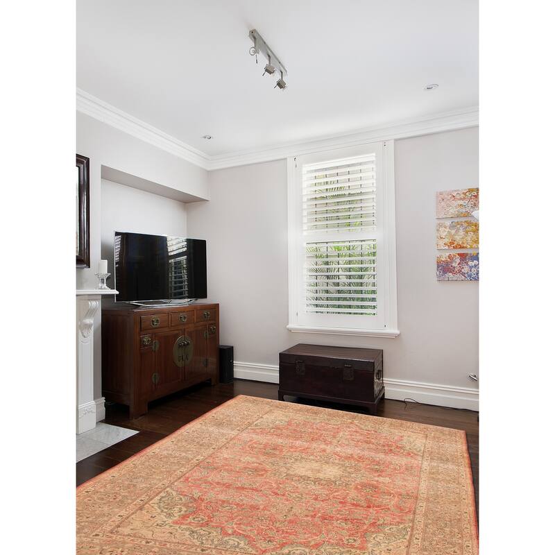 ECARPETGALLERY Hand-knotted Antalya Vintage Red Wool Rug - 8'0 x 11'7