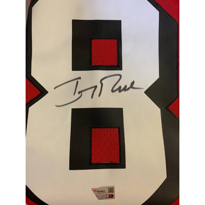 Jerry Rice Autographed San Francisco 49ers Signed Mitchell & Ness Football Jersey Fanatics Authentic COA - 8'6" x 11'6"