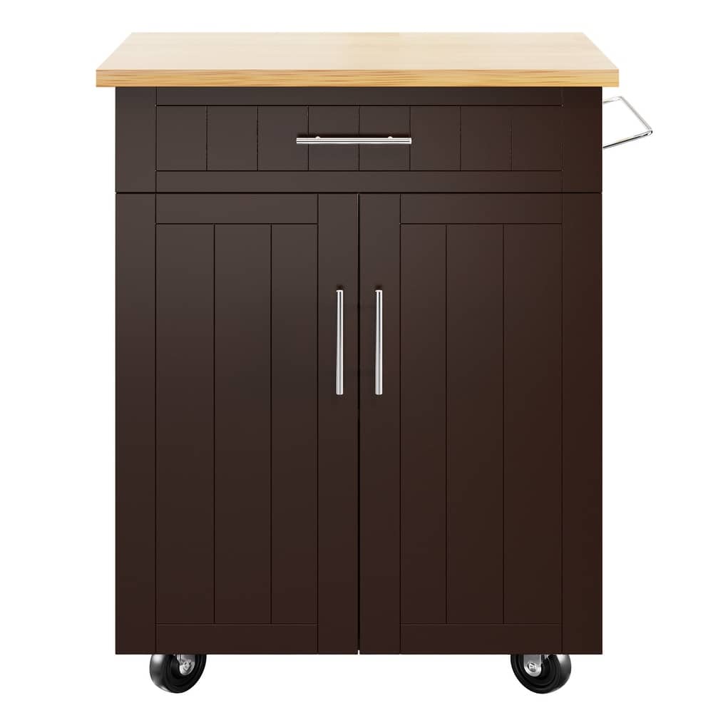 Futzca Kitchen Island Cart with Counter Space