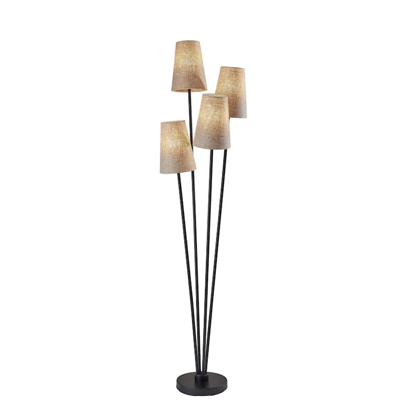 Wentworth Floor Lamp - Black
