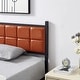 preview thumbnail 5 of 6, VECELO Faux Leather Tufted Kids Bed,Twin Size Bed Set of 2
