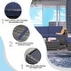 preview thumbnail 5 of 18, 6-piece Outdoor Wicker Sectional Sofa Set