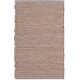 preview thumbnail 52 of 68, Nourison Natural Jute Indoor only Solid Area Rug 2' x 3' - Grey